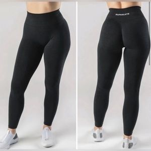 Alphalete Amplify Legging - Black Marl / Size M